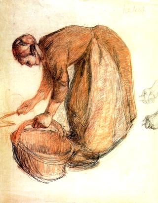 Old Woman with Basket