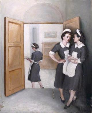 Three Chambermaids in a Doorway