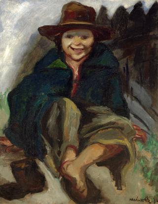 Portrait of a Barefoot Boy