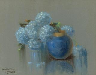 Blue Hortensias