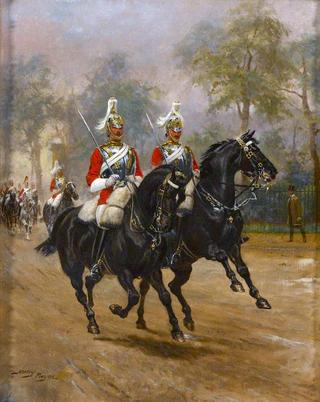 Back to their Pre-war Glory Again, the 2nd Life Guards on Royal Escort Duty No.1