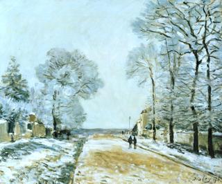 Road with Snow, Marly-Le-Roi