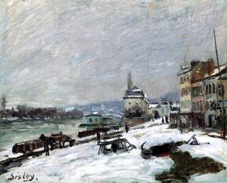Winter in Marly, Snow