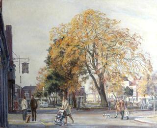 View of the Strand Gardens, Exmouth, Devon