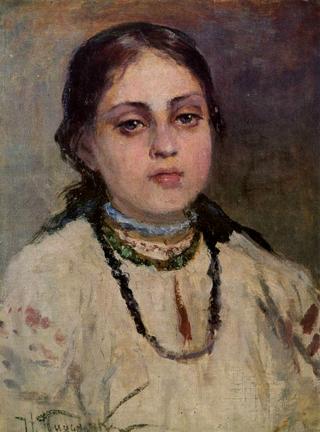 Girl in a Ukrainian Costume