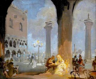 La piazzetta, Venice (study)