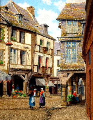 A Street in Dinard, Brittany