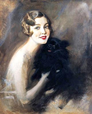 Portrait of a Lady with a Dog