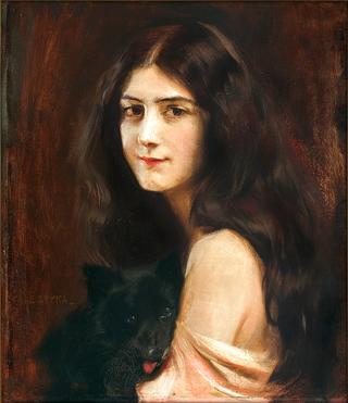 Portrait of a Lady with a Dog