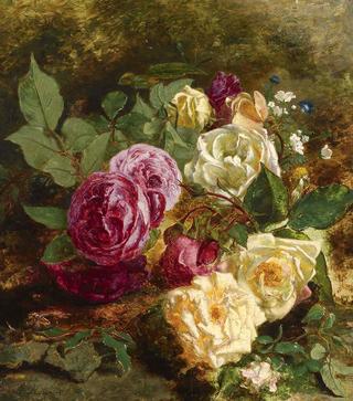 A still life with roses