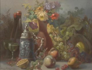 Still Life with Flowers and Fruit