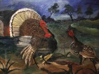 Turkeys in a Landscape