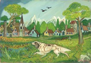 Landscape with a Dog