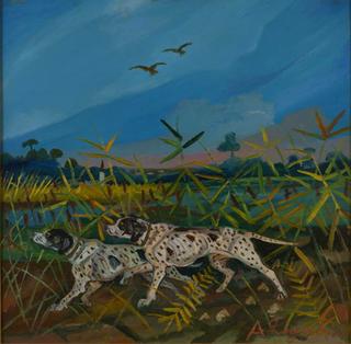 Dogs in a Landscape