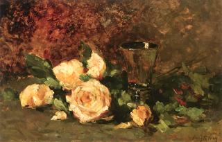 Still Life with Yellow Roses