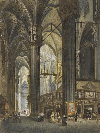 Interior View of Milan Cathedral