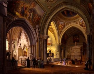 Interior of Altacomba Monastery