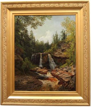 Landscape with Waterfall