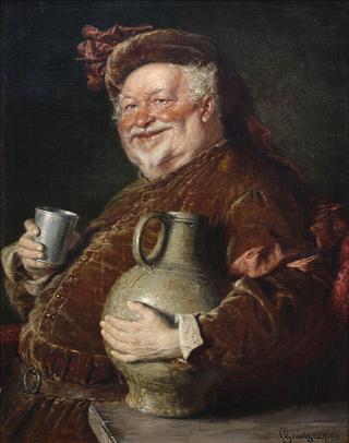 Falstaff with a Wine Jug