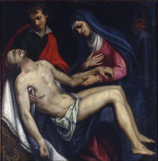 Pietà with Saints John the Evangelist and the Magdalene