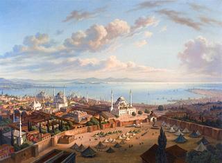 Constantinople from the Fire Tower of Beyazit