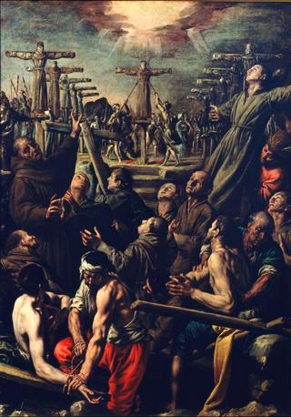 The martyrdom of the Franciscan saints in Nagasaki