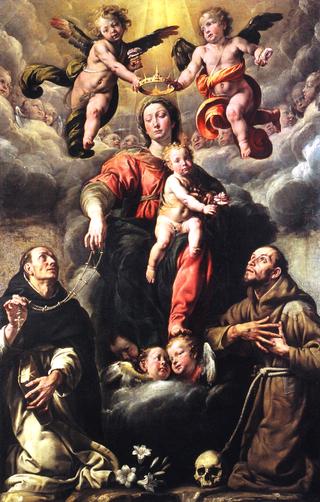 Madonna and Child Adored by Sts. Dominic and Francis