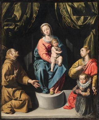 Madonna and Child with Saints Francis of Assisi and Catherine of Alexandria