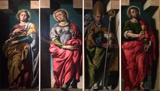 St. Catherine of Alexandria, St. Apollonia, St. Theodore and St. John the Evangelist