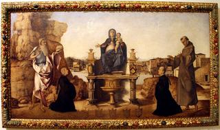 The Virgin and Child Enthroned