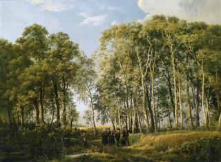 Forest Landscape with Figures