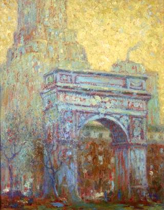 Washington Arch, Early Spring