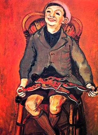 Child with a Harlequin