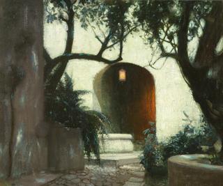 Twilight in the Courtyard