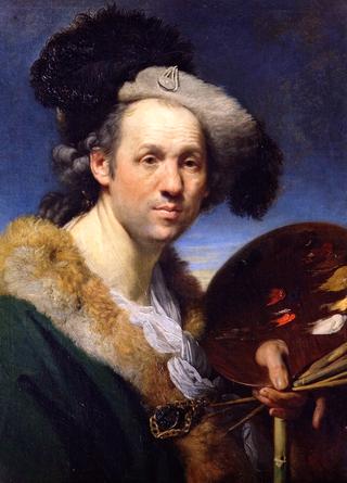 Self Portrait with Cap and Palette