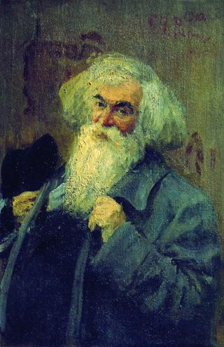 作家I.I.亚辛斯基的肖像
