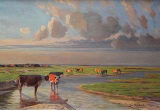 Landscape with Cows