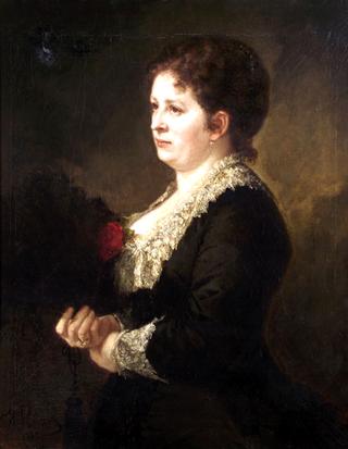 Portrait of a Lady With a Rose