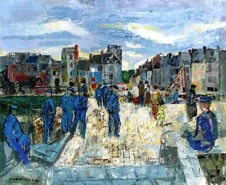 Sailors in Honfleur