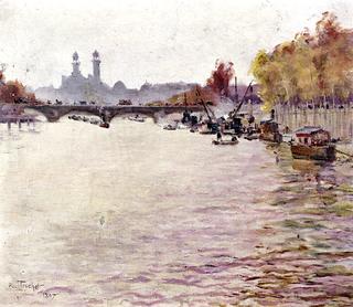 The Palais du Trocadéro, View from the Seine