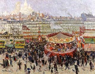 Fairground in Montmartre