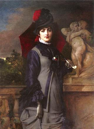 Portrait of a Young Woman with a Parasol