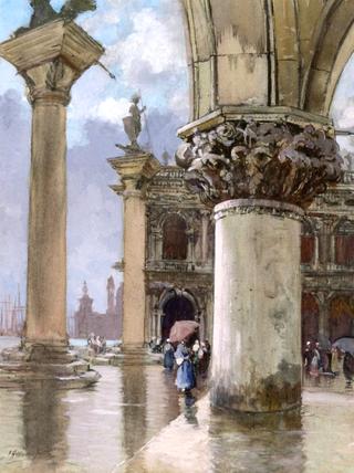 Piazetta, Venice, Rainy Day