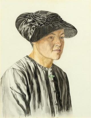 Portrait of a Valais Woman