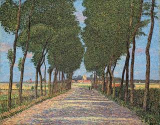 Allee with View of St. Anna