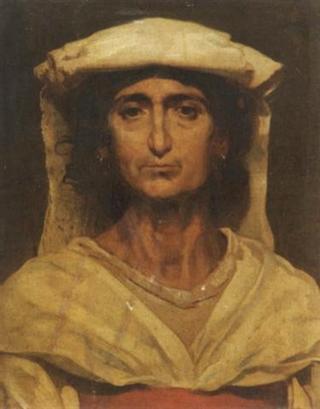 Porträt einer Italienerin in Tracht