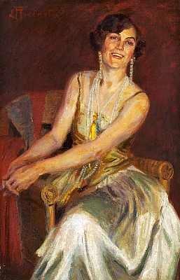 Lady with a Pearl Landscape