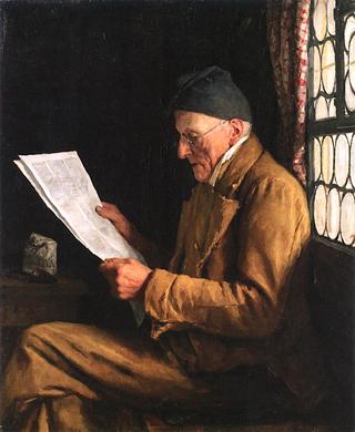 Farmer Reading by a Window II