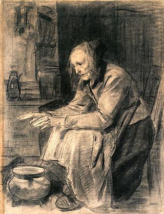 Old Age, Portrait of Frau Anker