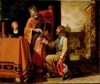 King David Handing the Letter to Uriah